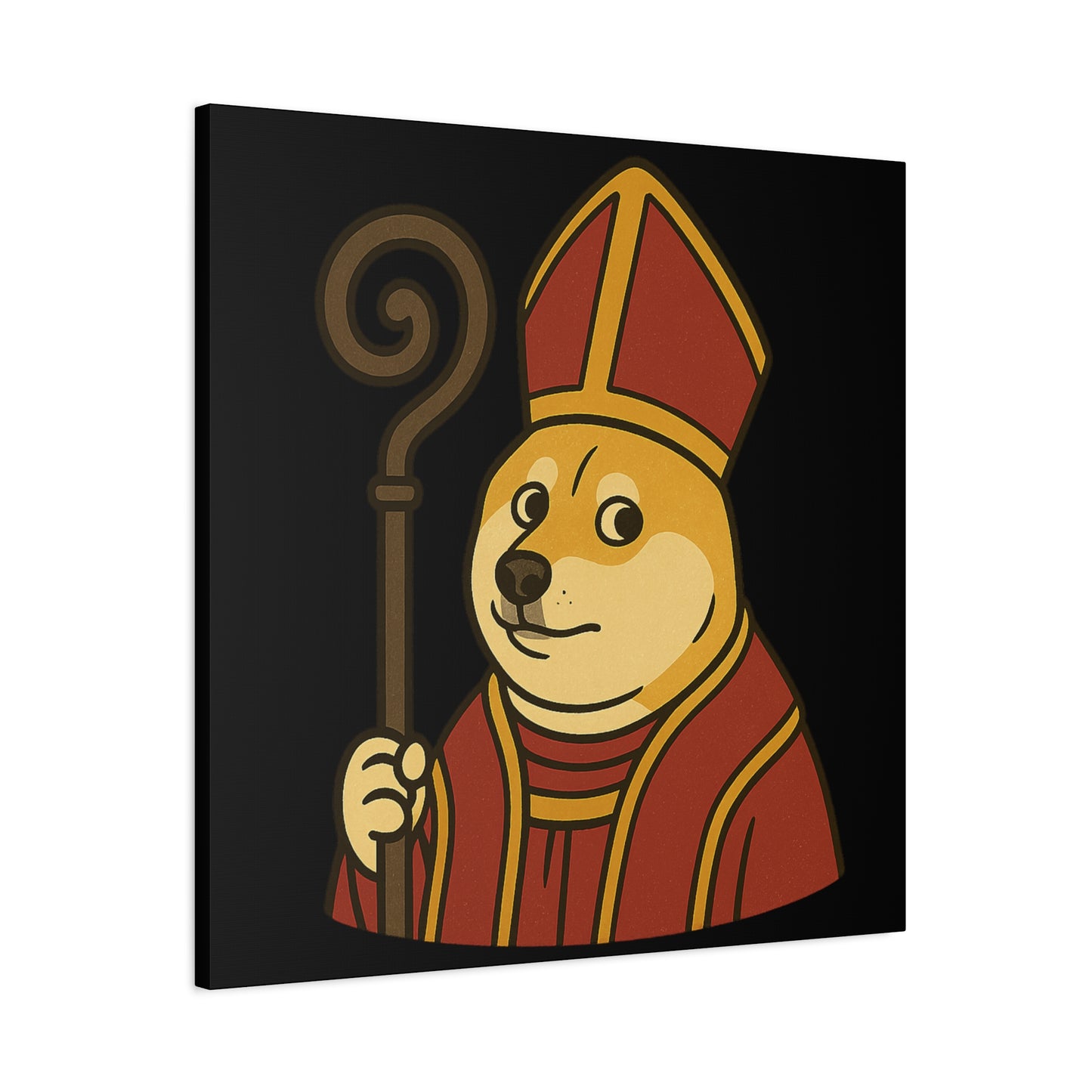 St Doge "Cardinal" Canvas