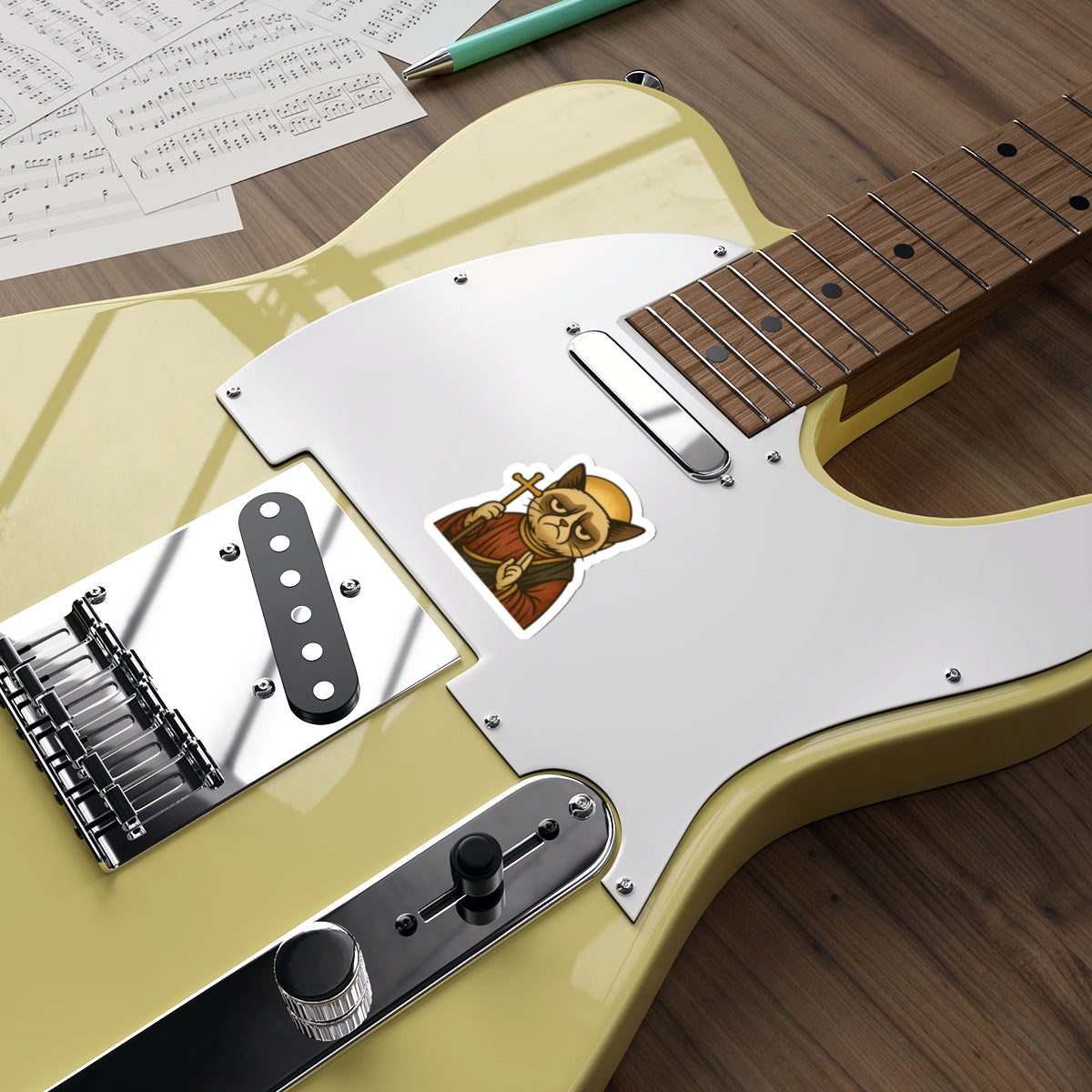 St Grumpy Cat "Repent" Die-Cut Stickers