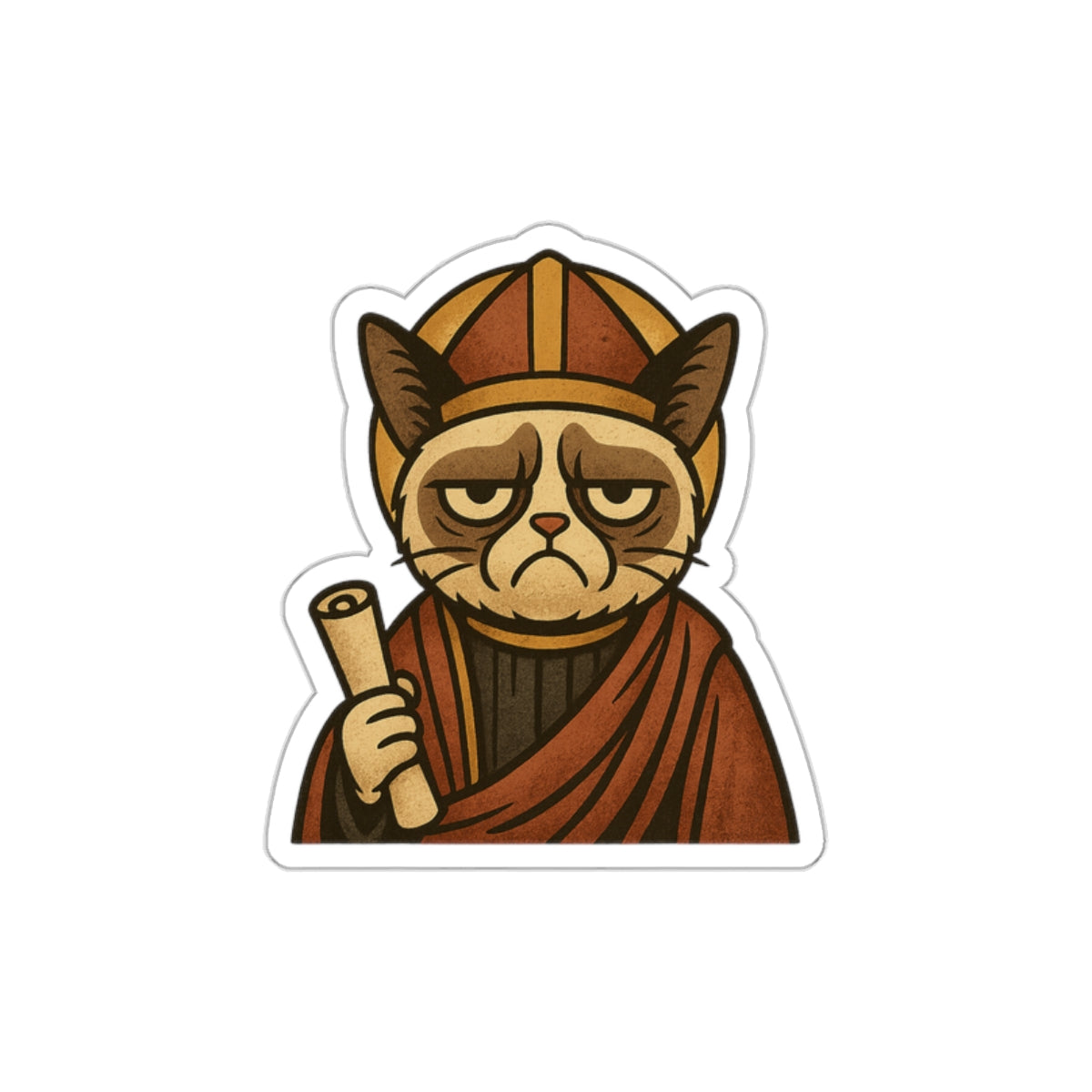 St Grumpy Cat "Holy Receipts" Die-Cut Stickers