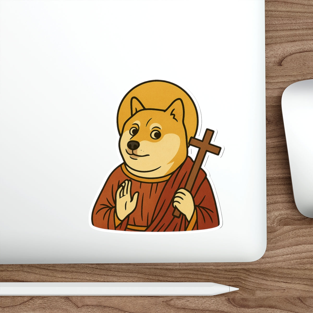 St Doge "Saint" Die-Cut Stickers