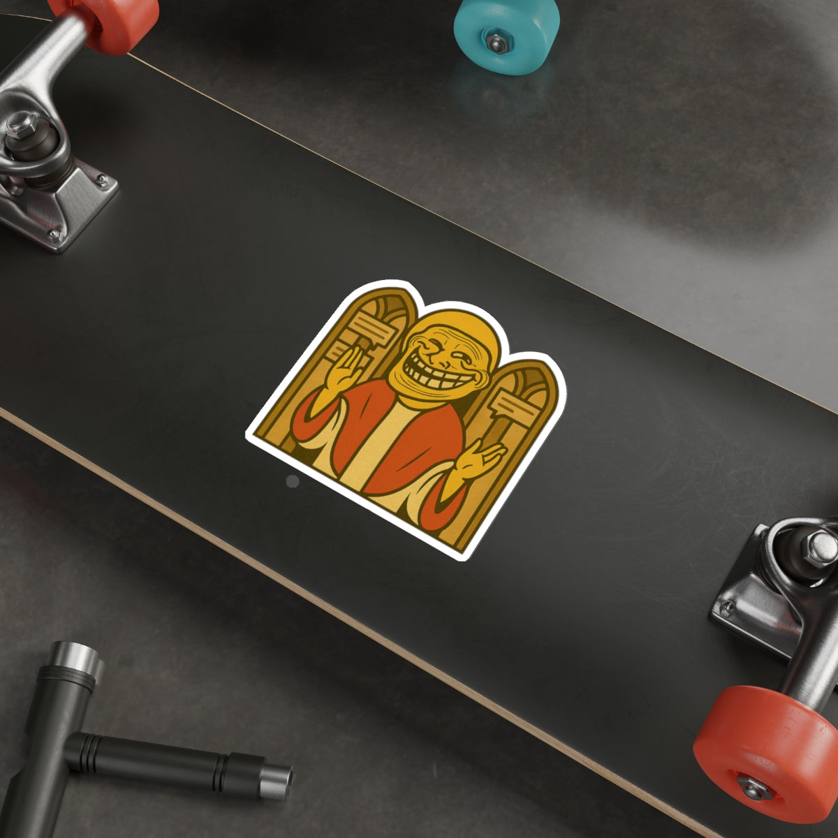 St Troll "Holy Comments" Die-Cut Sticker
