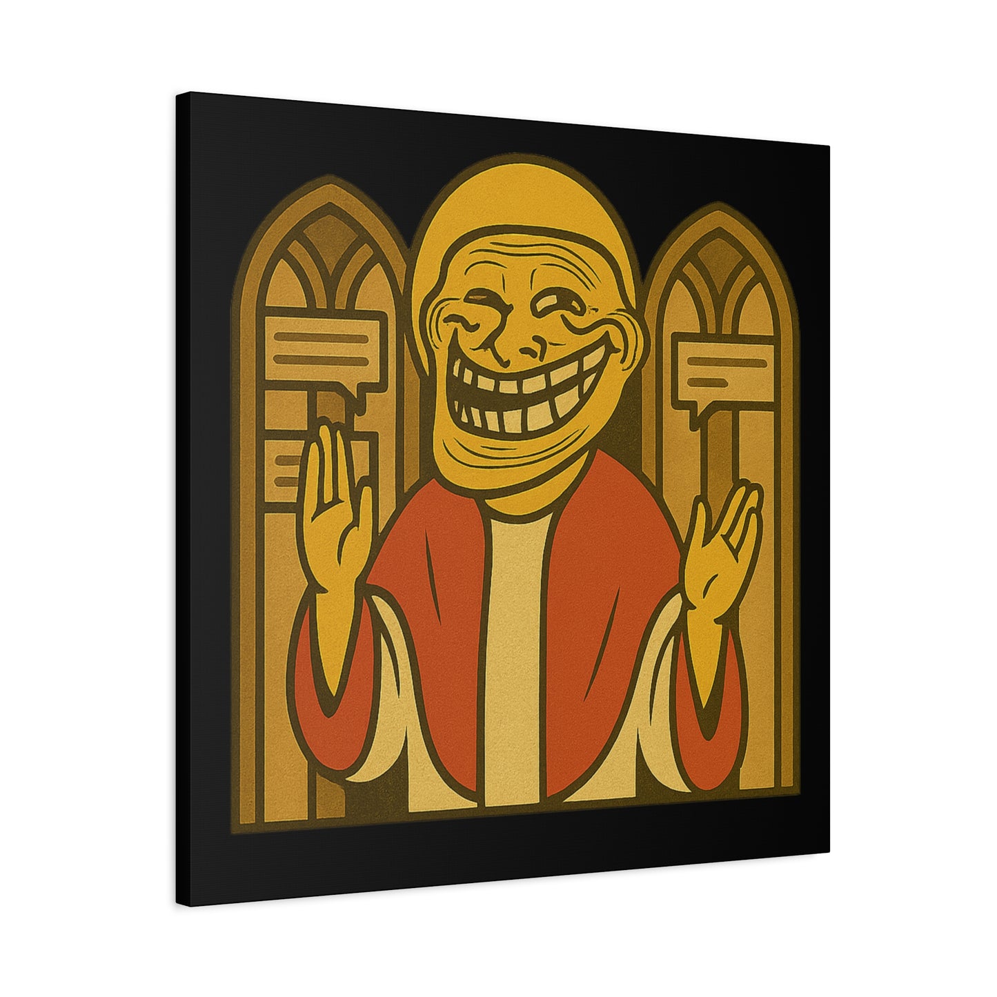 St Troll "Holy Comments" Canvas