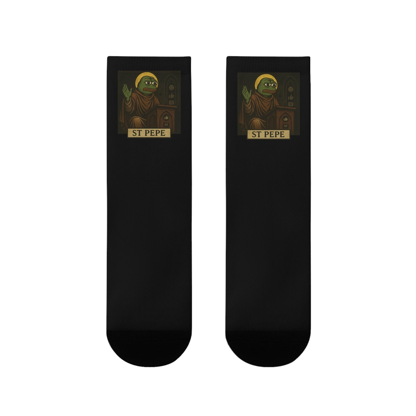 St Pepe "Preach" Crew Socks