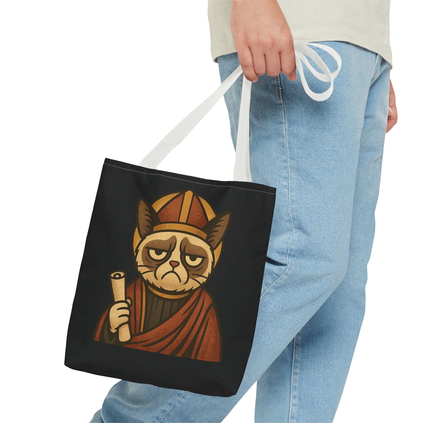 St Grumpy Cat "Holy Receipts" Tote Bag