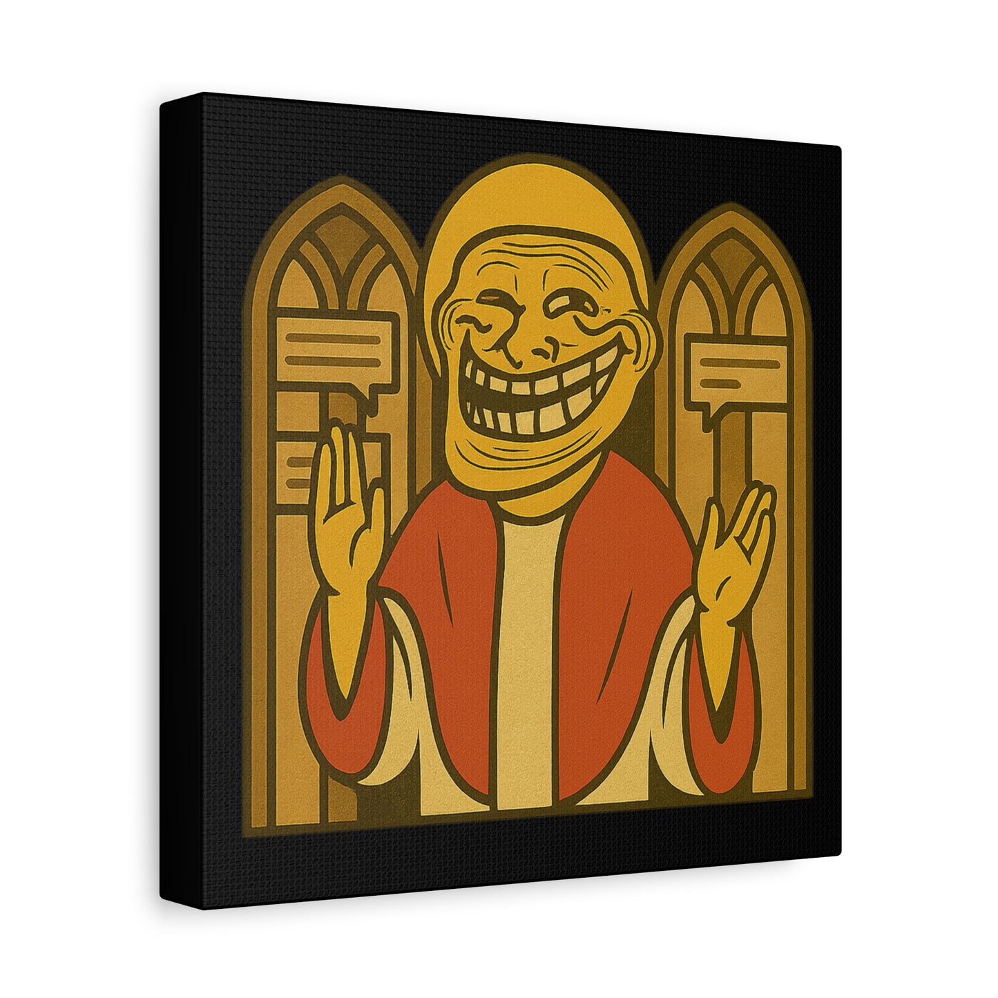 St Troll "Holy Comments" Canvas