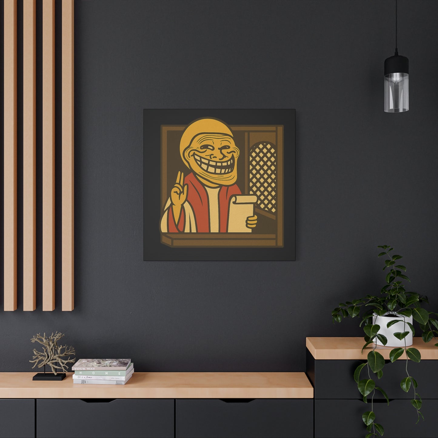 St Troll "Confessions" Canvas Art