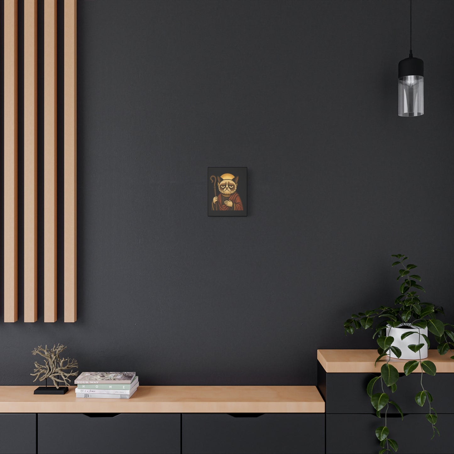 St Grumpy Cat "The Shepard" Canvas