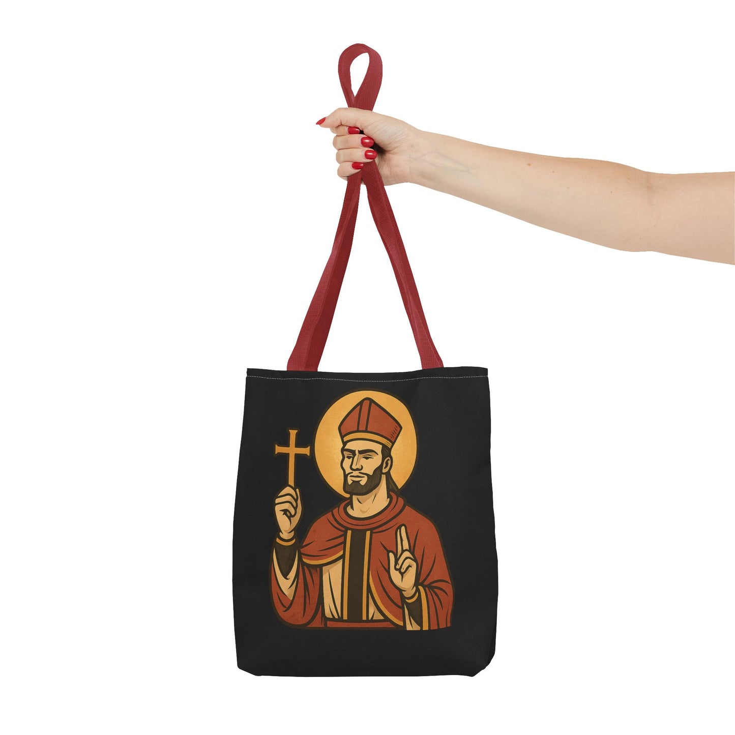 St Gigachad "Holy Habits" Tote Bag