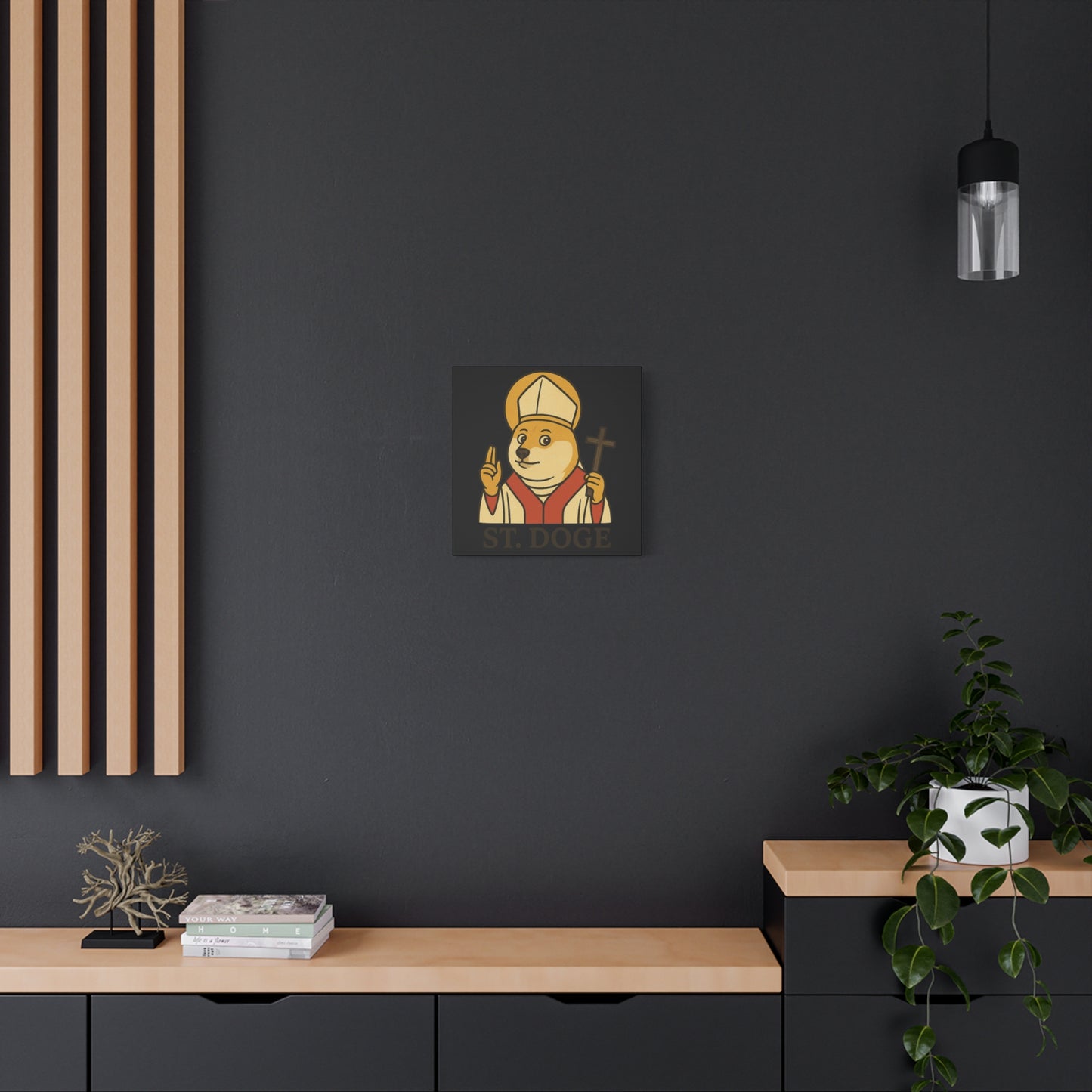 St Doge "Holy" Canvas