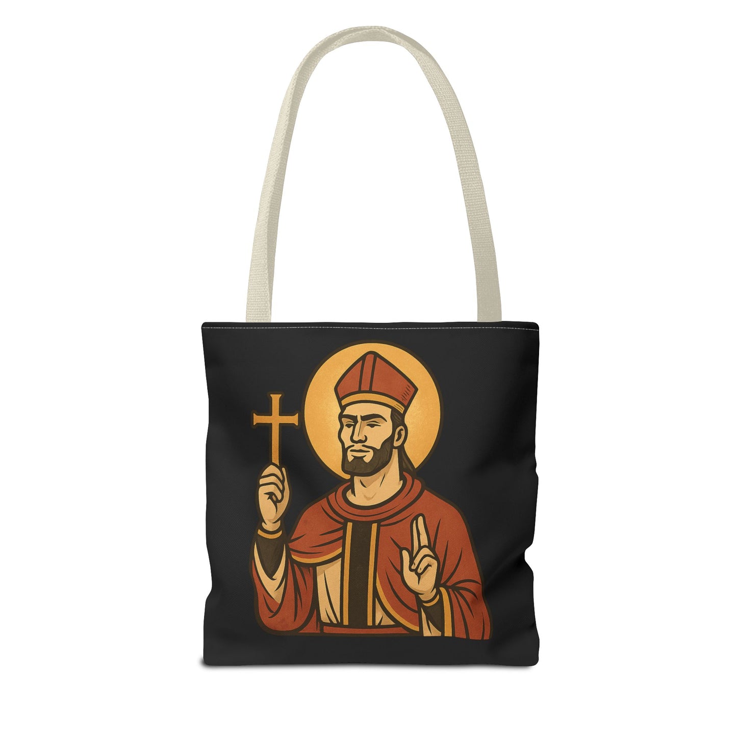 St Gigachad "Holy Habits" Tote Bag