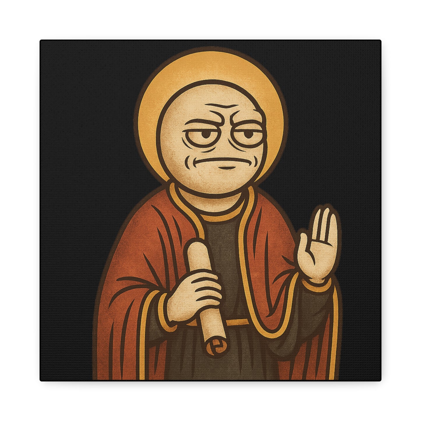 St Rage "Hold" Canvas, Stretched