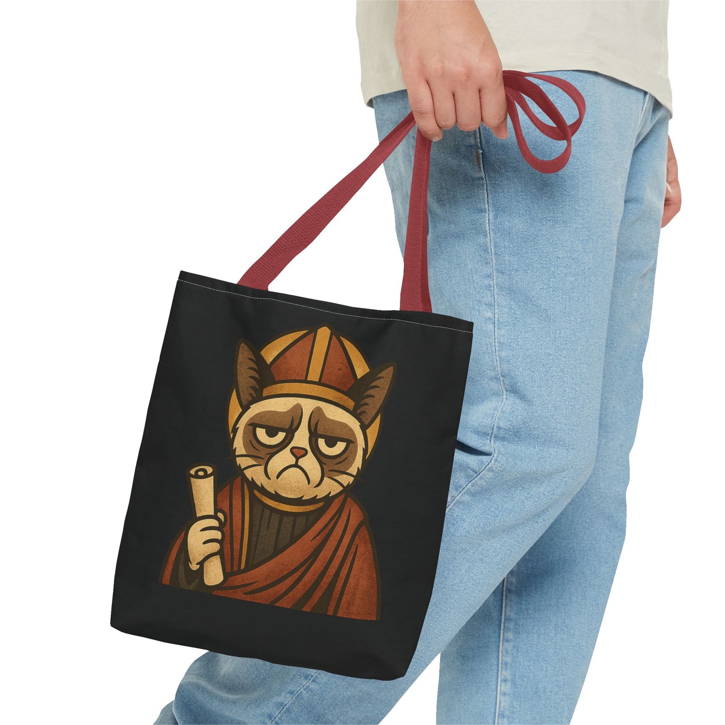 St Grumpy Cat "Holy Receipts" Tote Bag