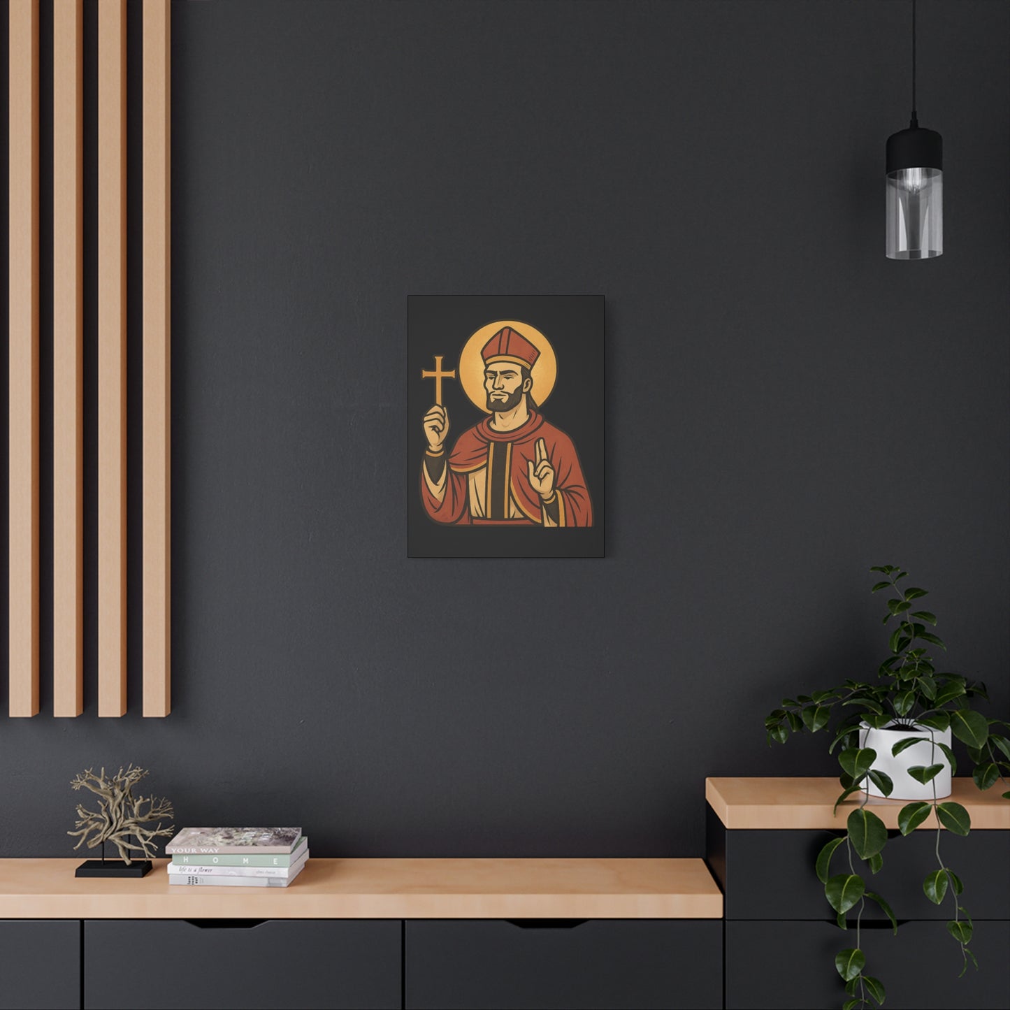 St Gigachad "Holy Habits" Canvas