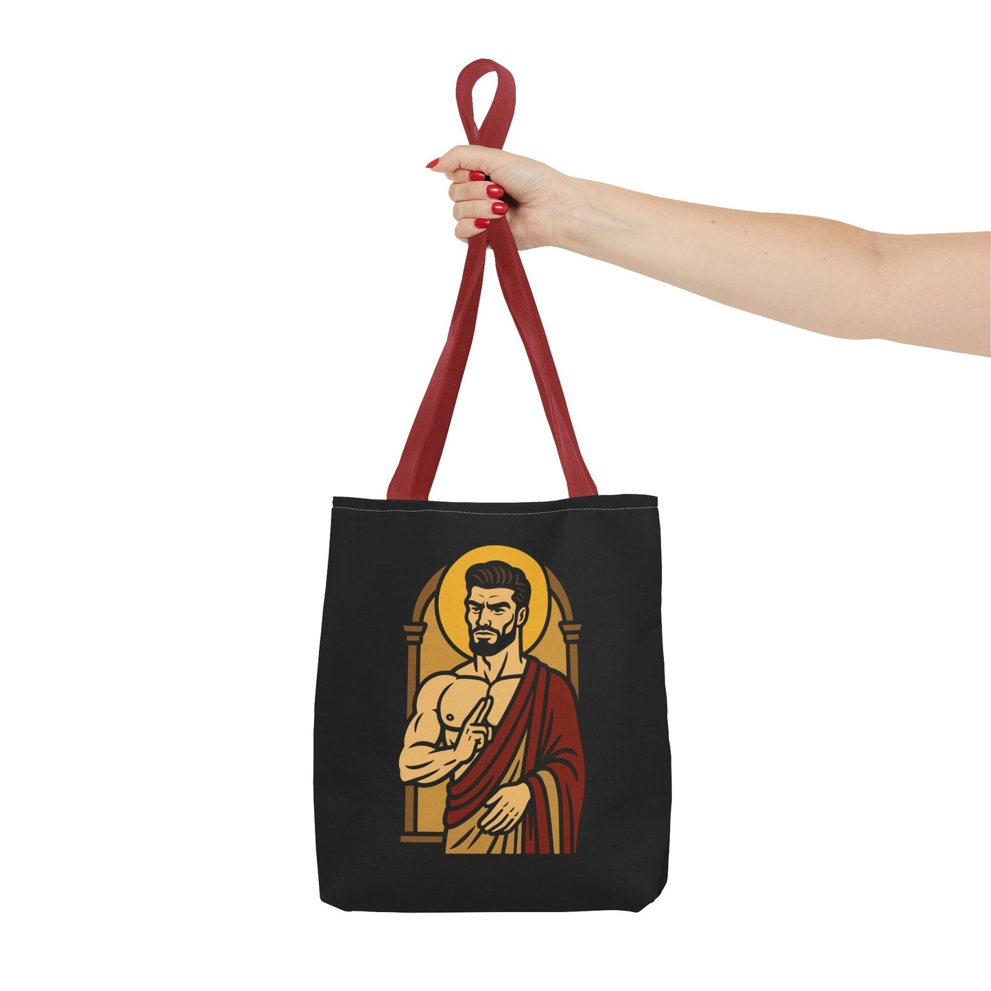 St Gigachad "Peace" Tote Bag