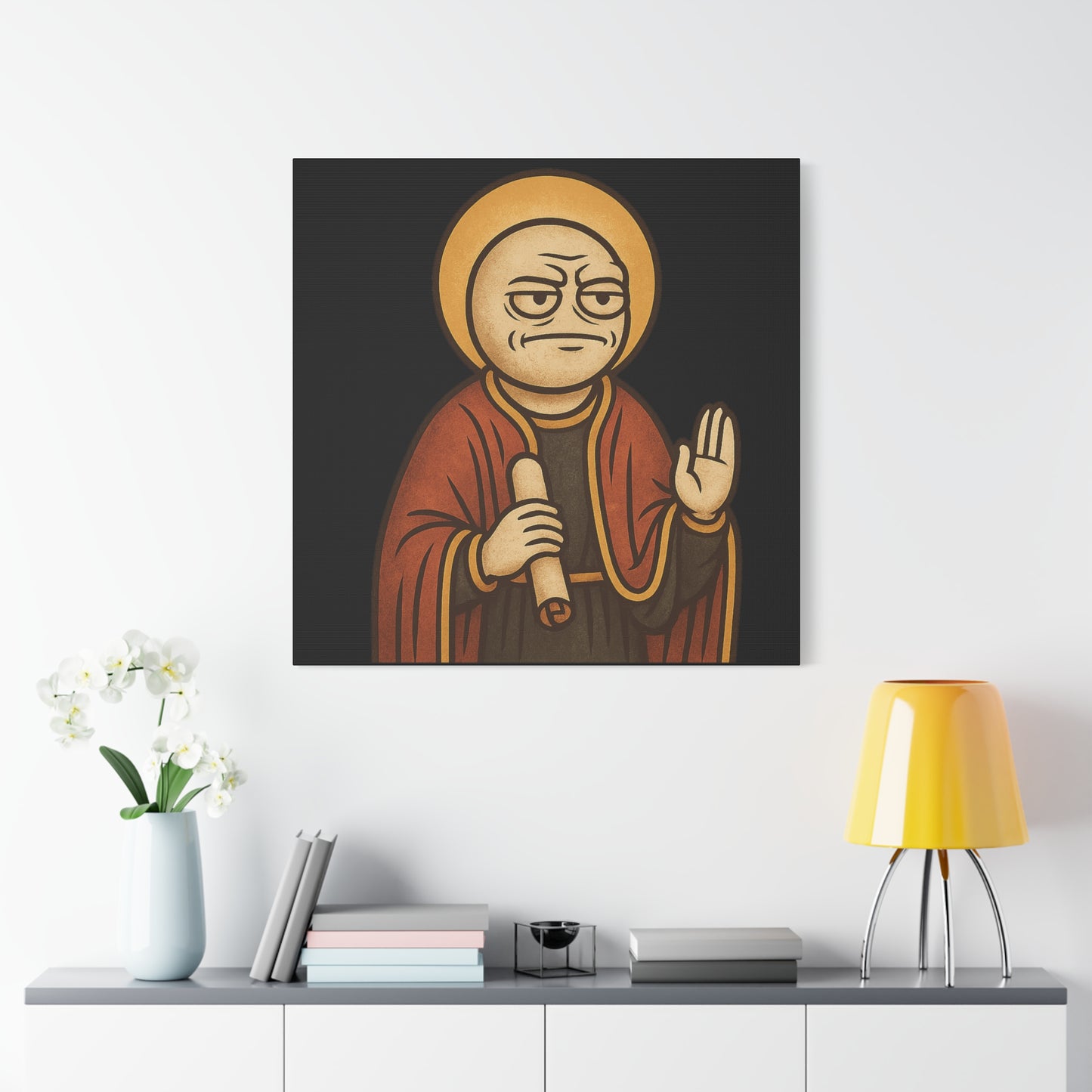 St Rage "Hold" Canvas, Stretched