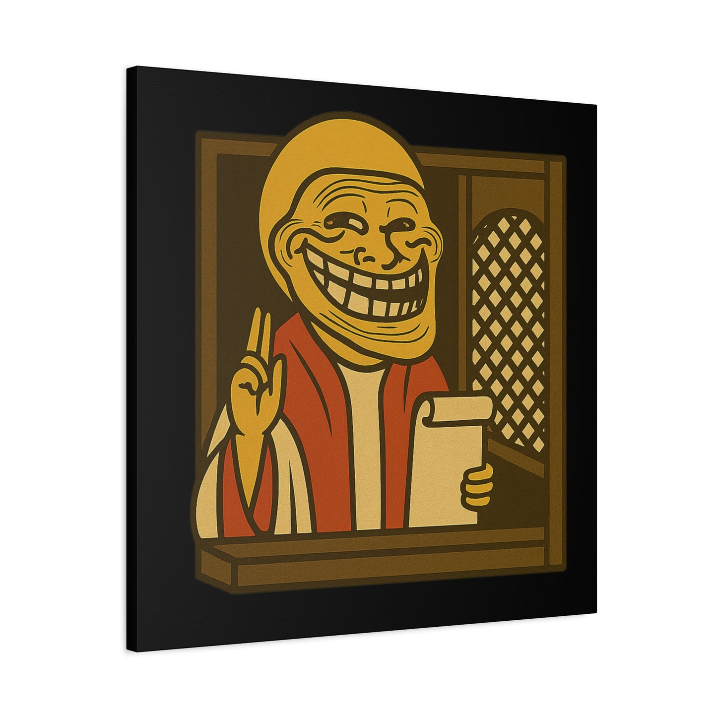 St Troll "Confessions" Canvas Art