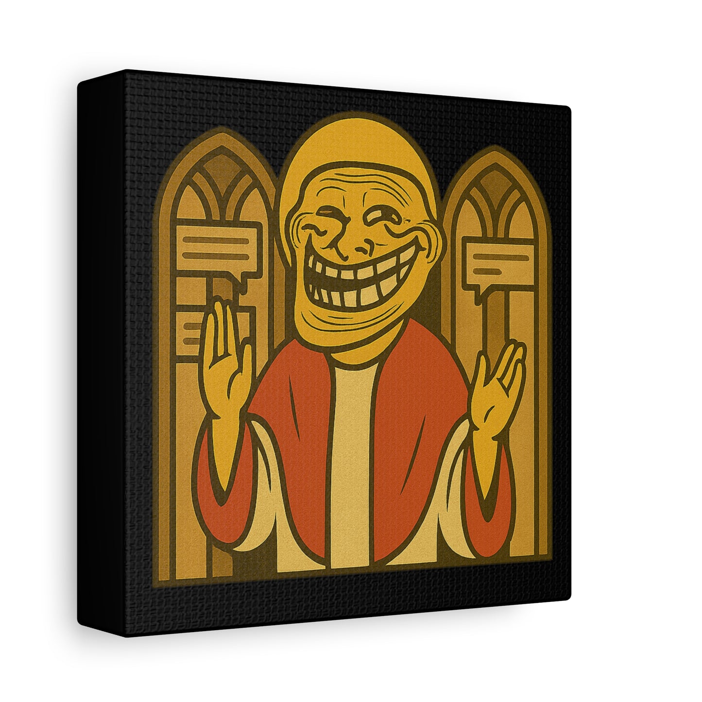 St Troll "Holy Comments" Canvas