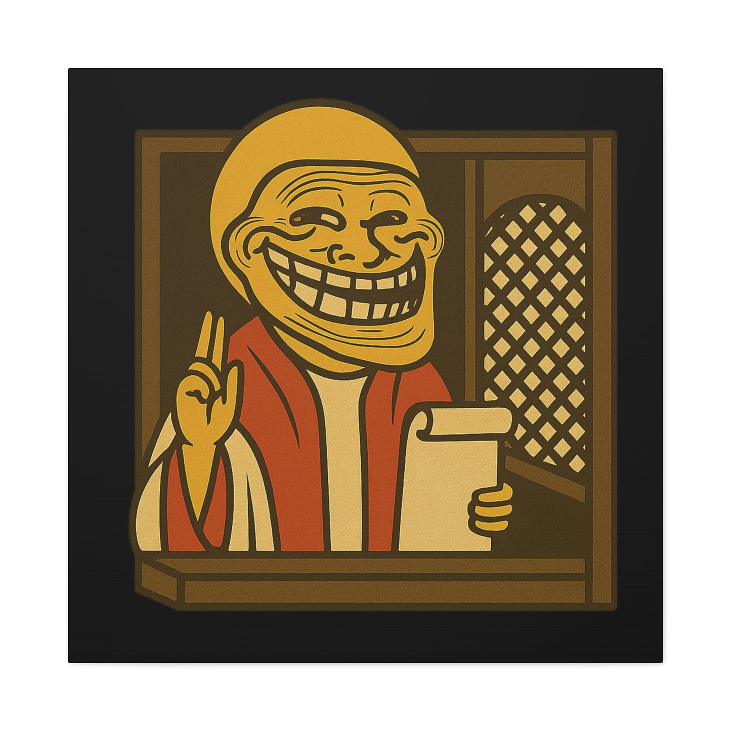 St Troll "Confessions" Canvas Art