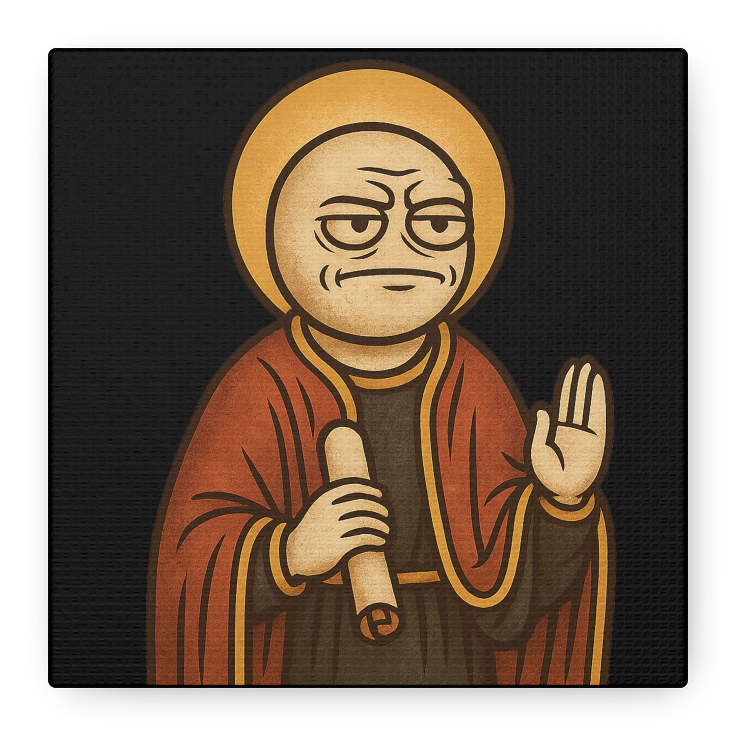 St Rage "Hold" Canvas, Stretched