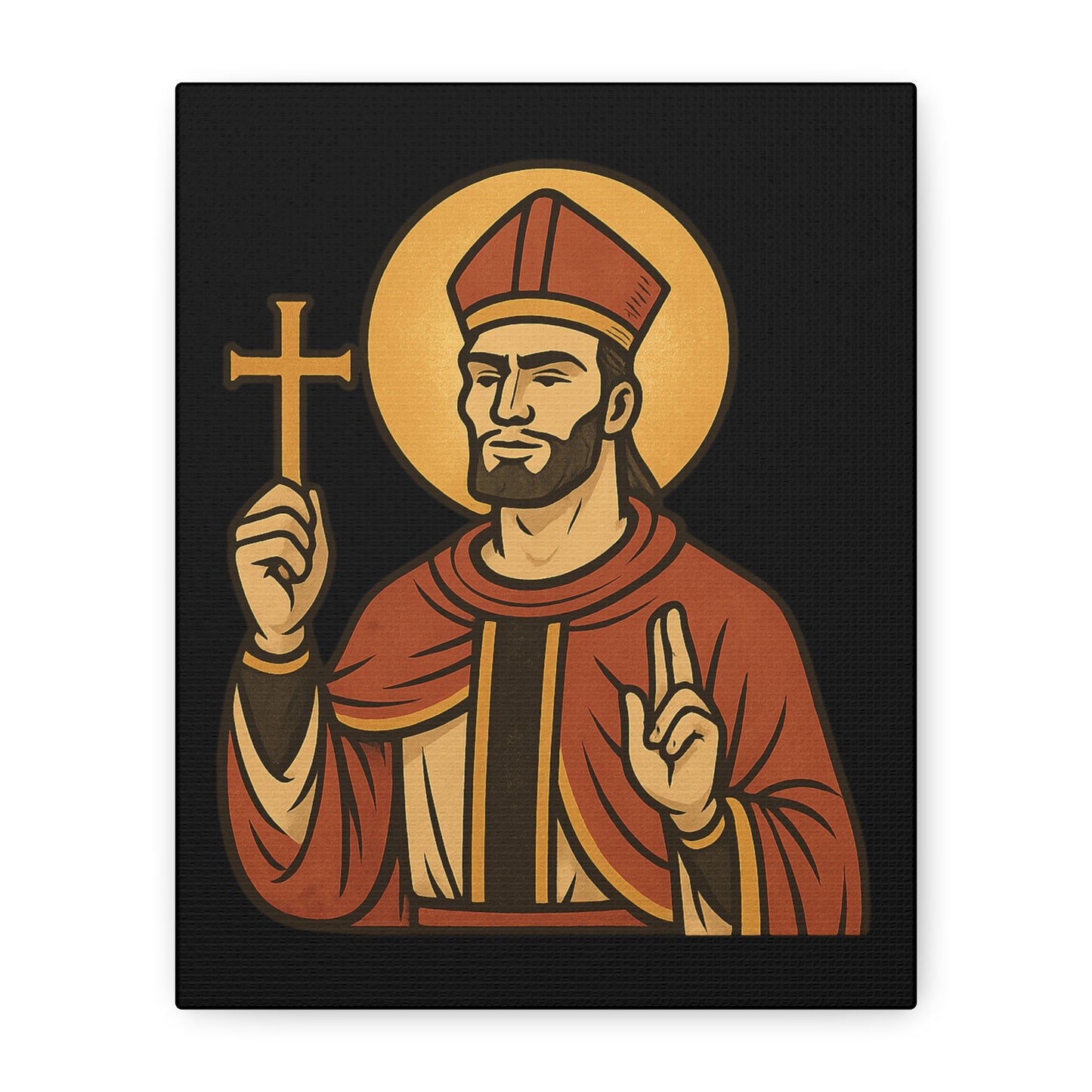 St Gigachad "Holy Habits" Canvas