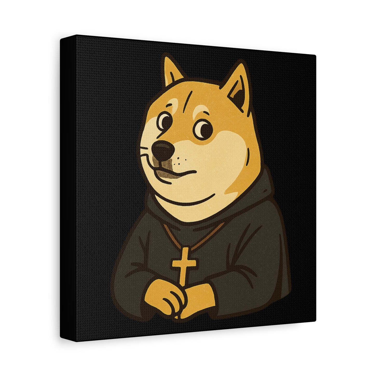 St Doge "Monk" Canvas Art