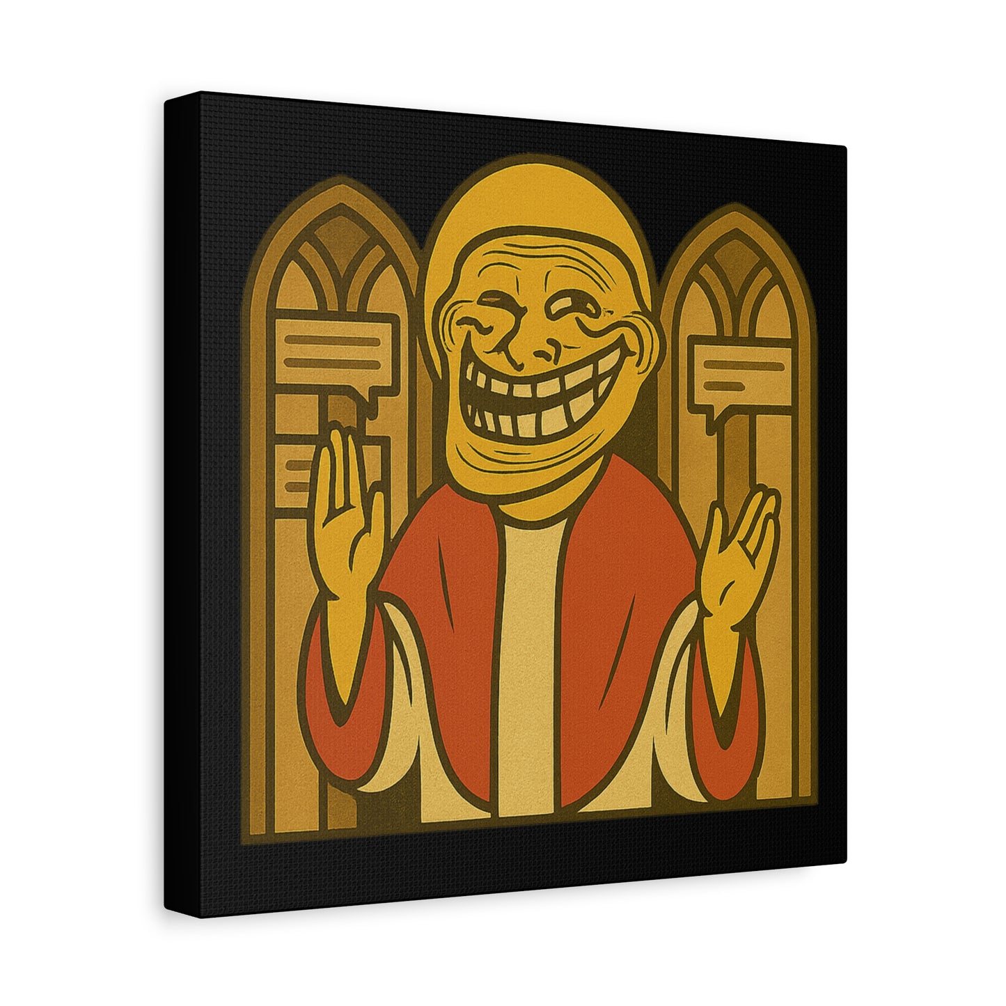 St Troll "Holy Comments" Canvas