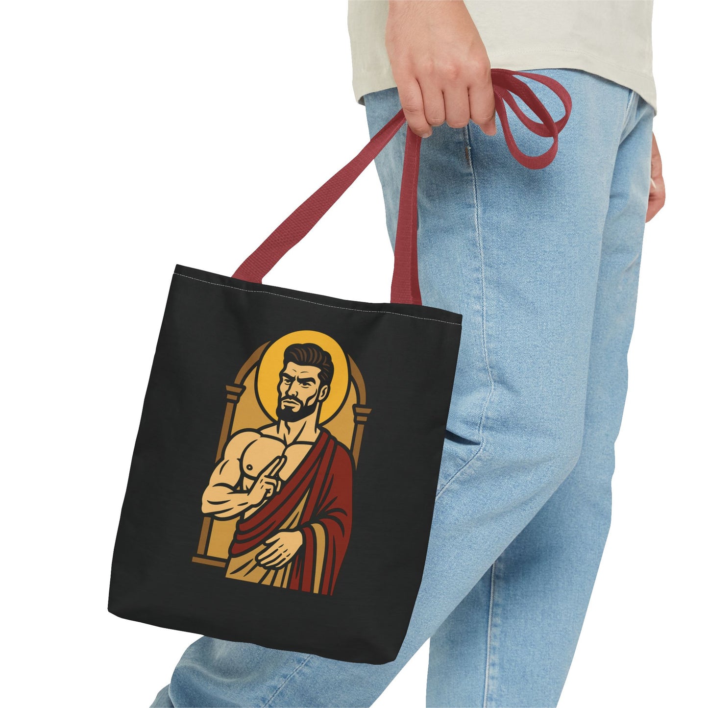 St Gigachad "Peace" Tote Bag