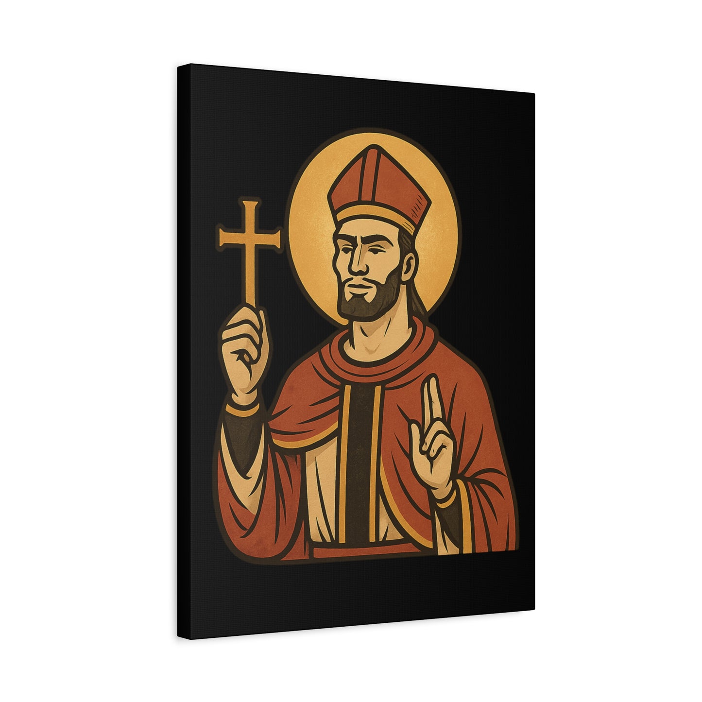St Gigachad "Holy Habits" Canvas