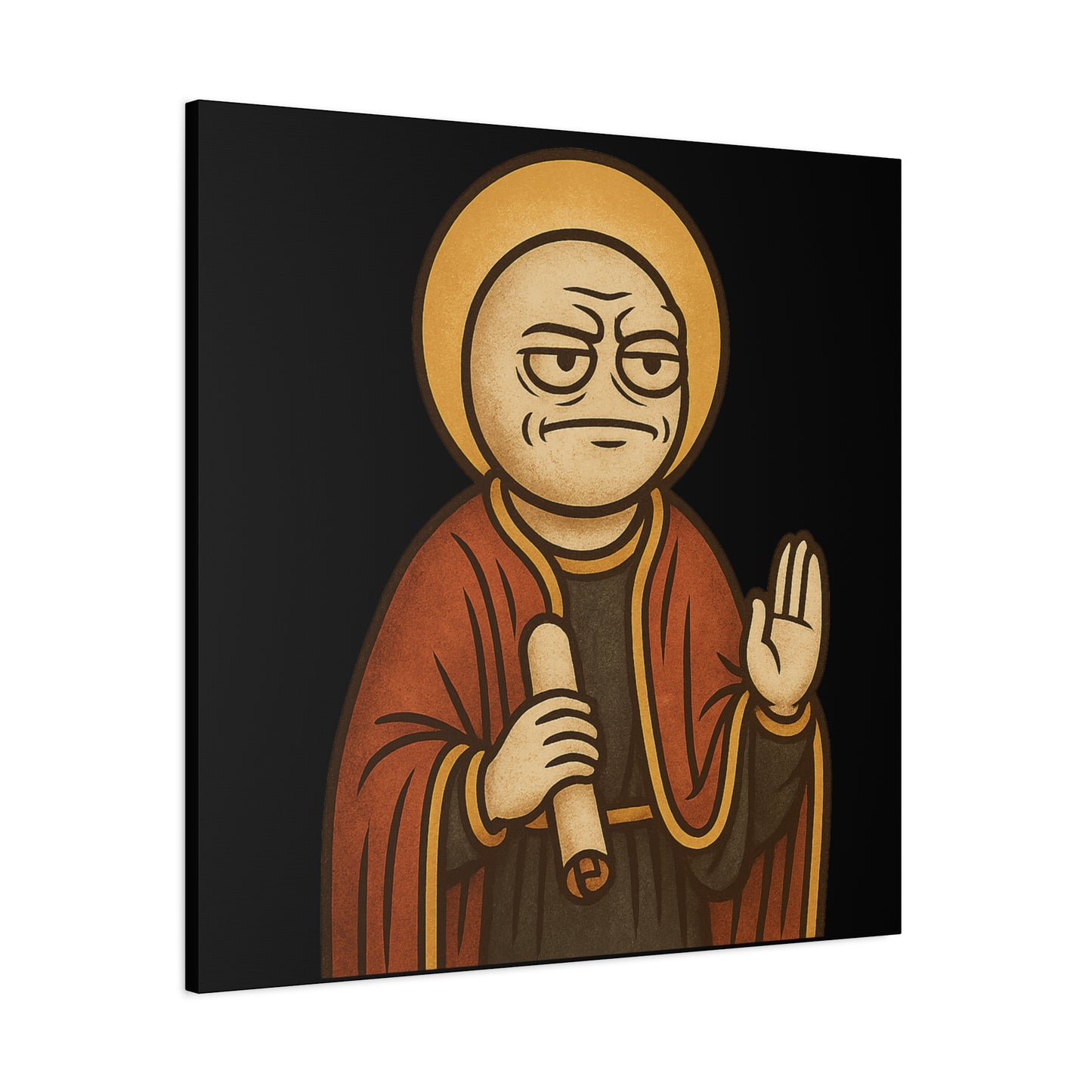 St Rage "Hold" Canvas, Stretched