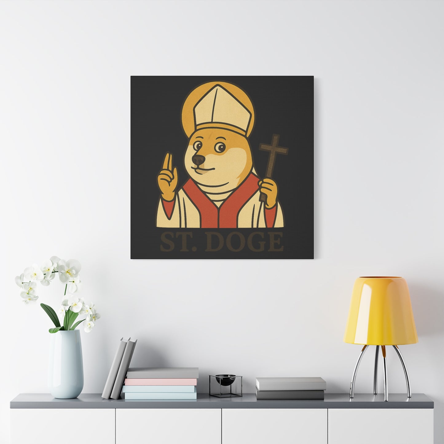 St Doge "Holy" Canvas
