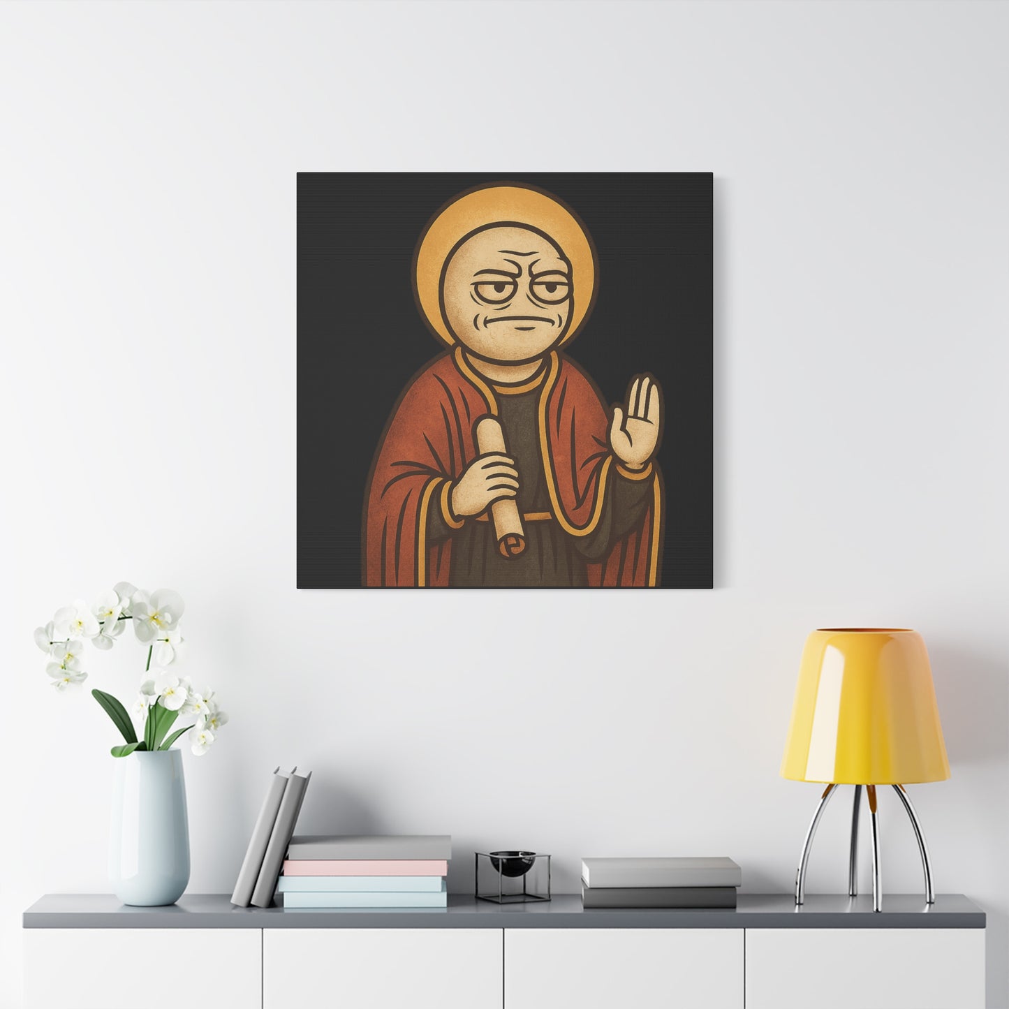 St Rage "Hold" Canvas, Stretched