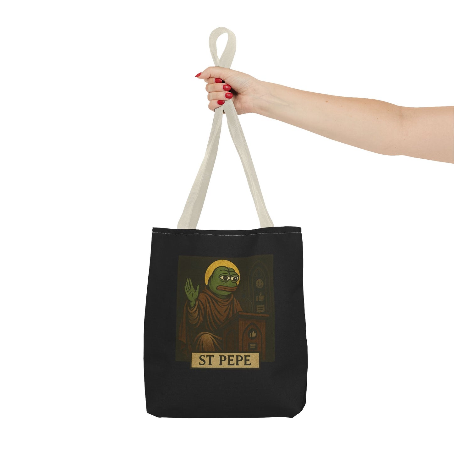 Saint Pepe "Preach" Tote Bag