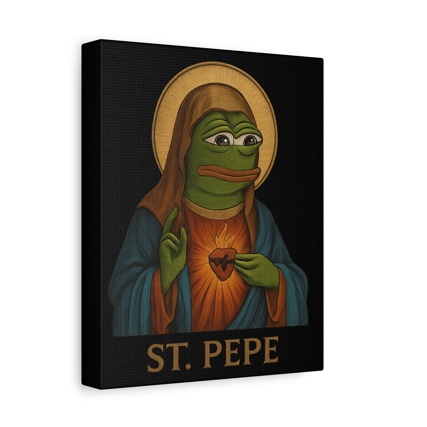 St Pepe "Our Savior" Canvas Wall Art