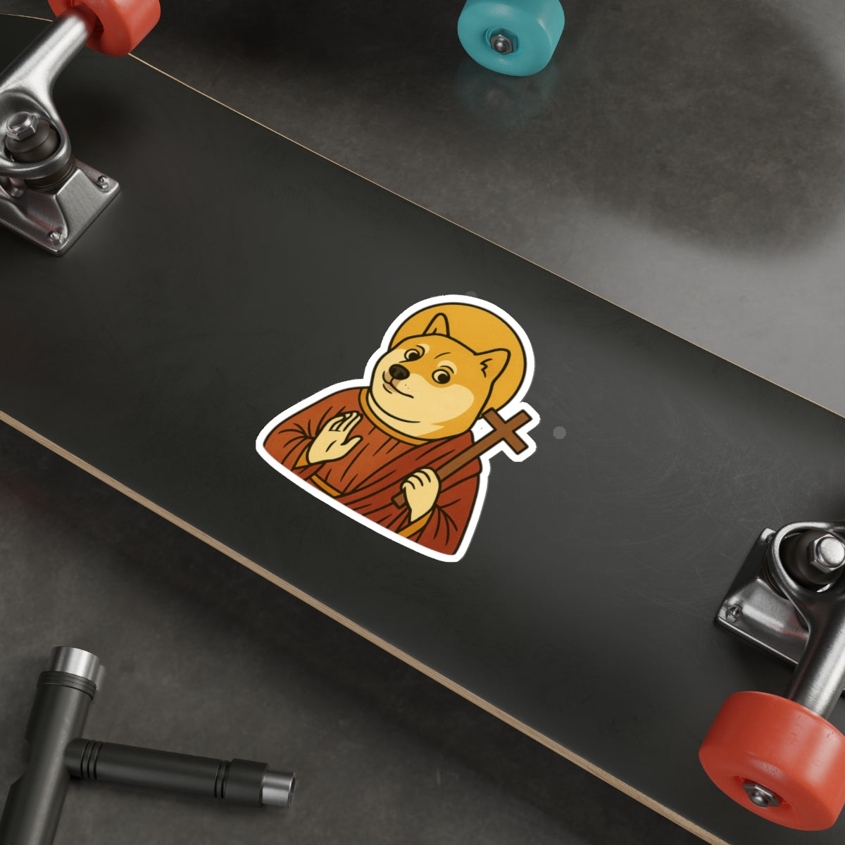 St Doge "Saint" Die-Cut Stickers