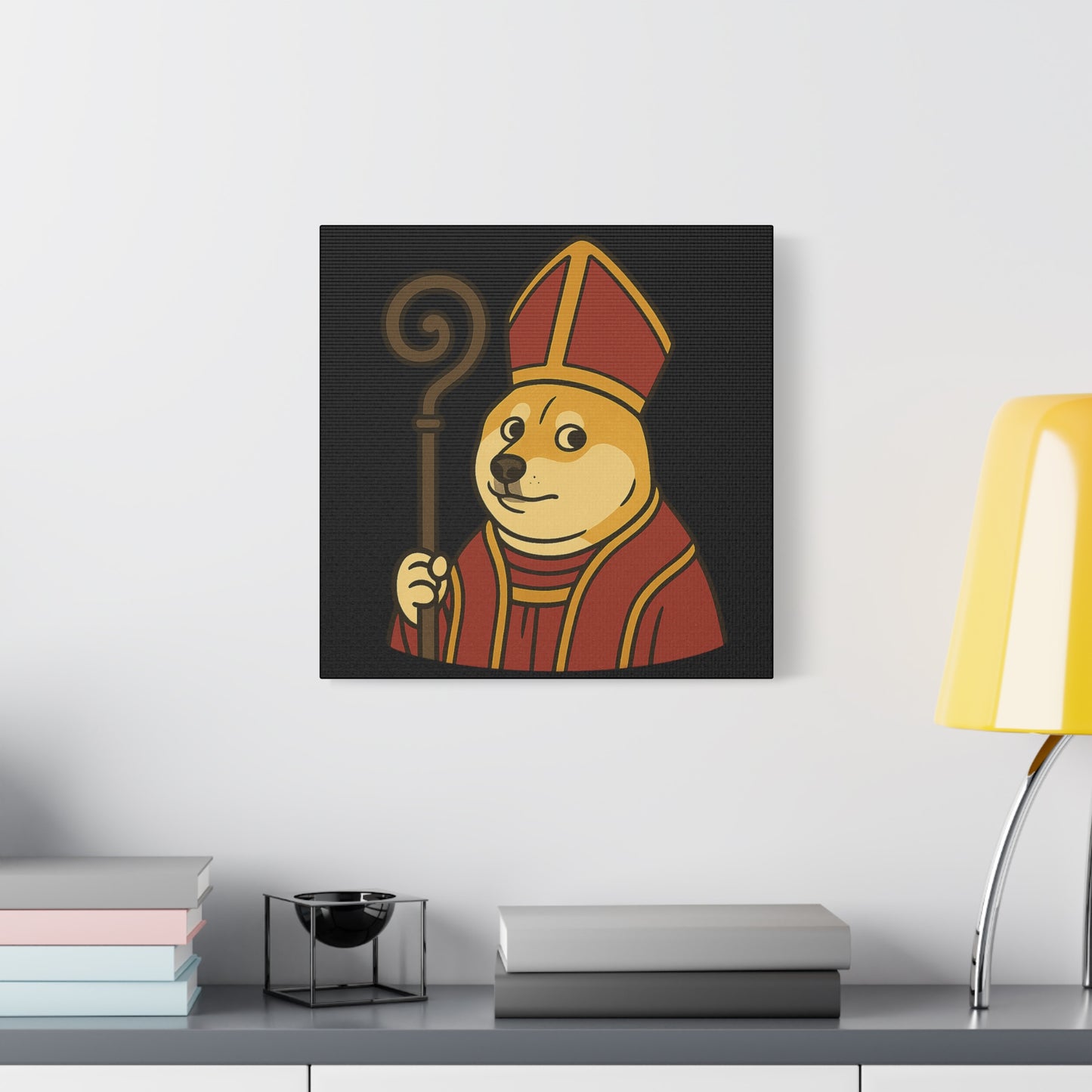 St Doge "Cardinal" Canvas