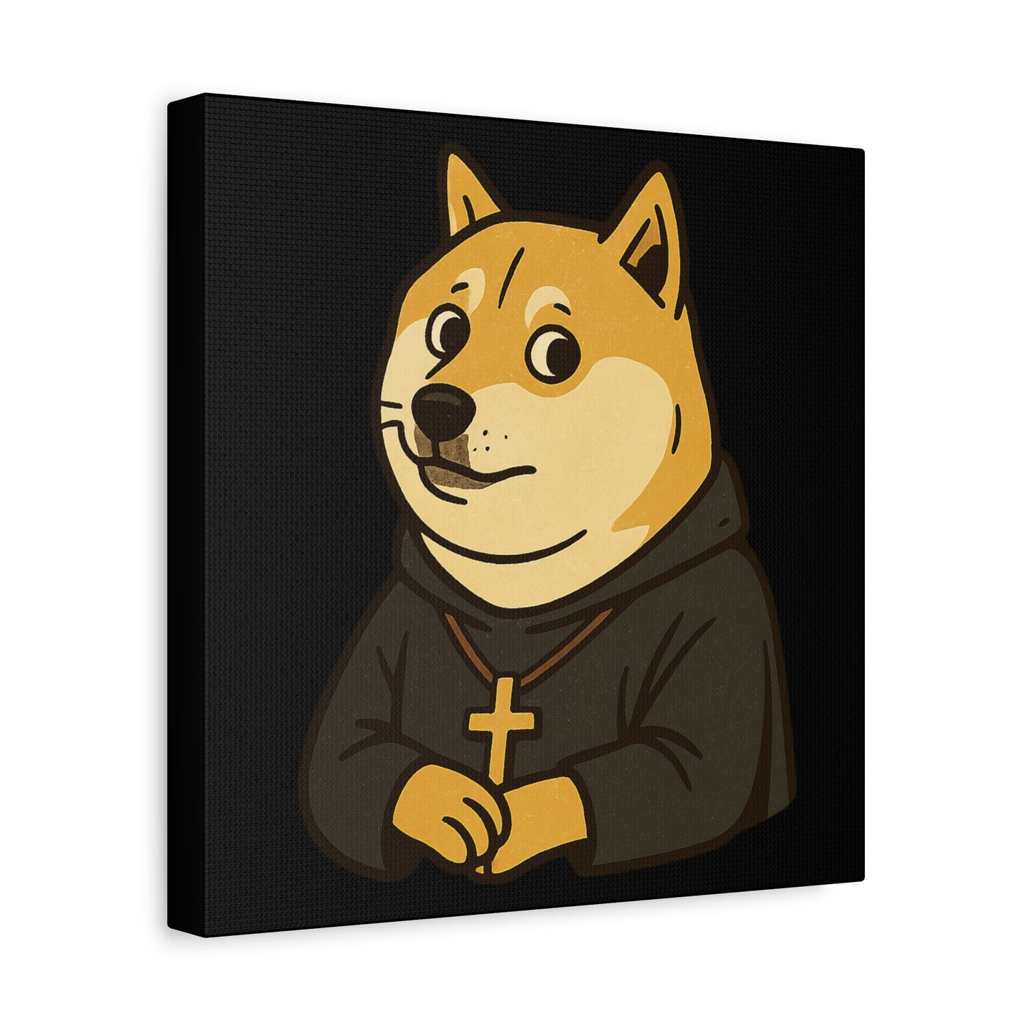 St Doge "Monk" Canvas Art