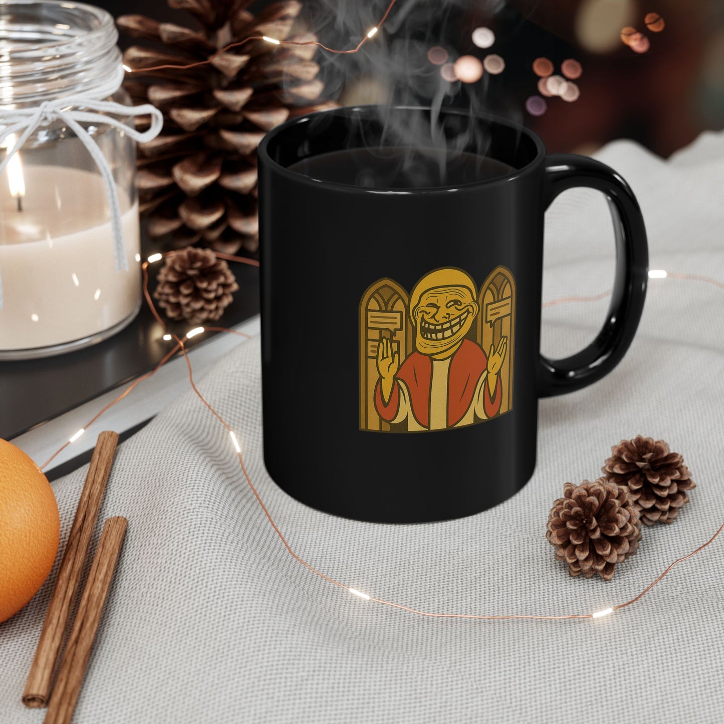 St Troll "Holy Comments" Coffee Mug