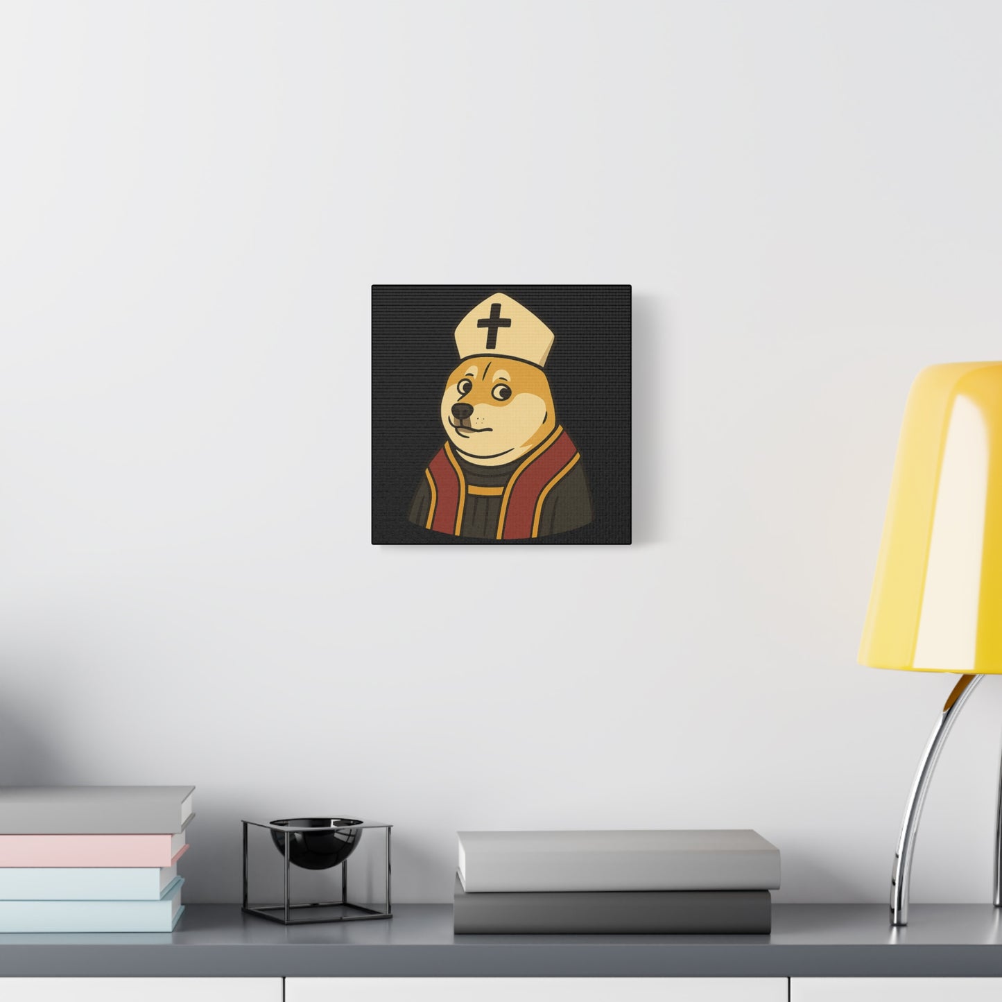 St Doge "Pope" Canvas Print