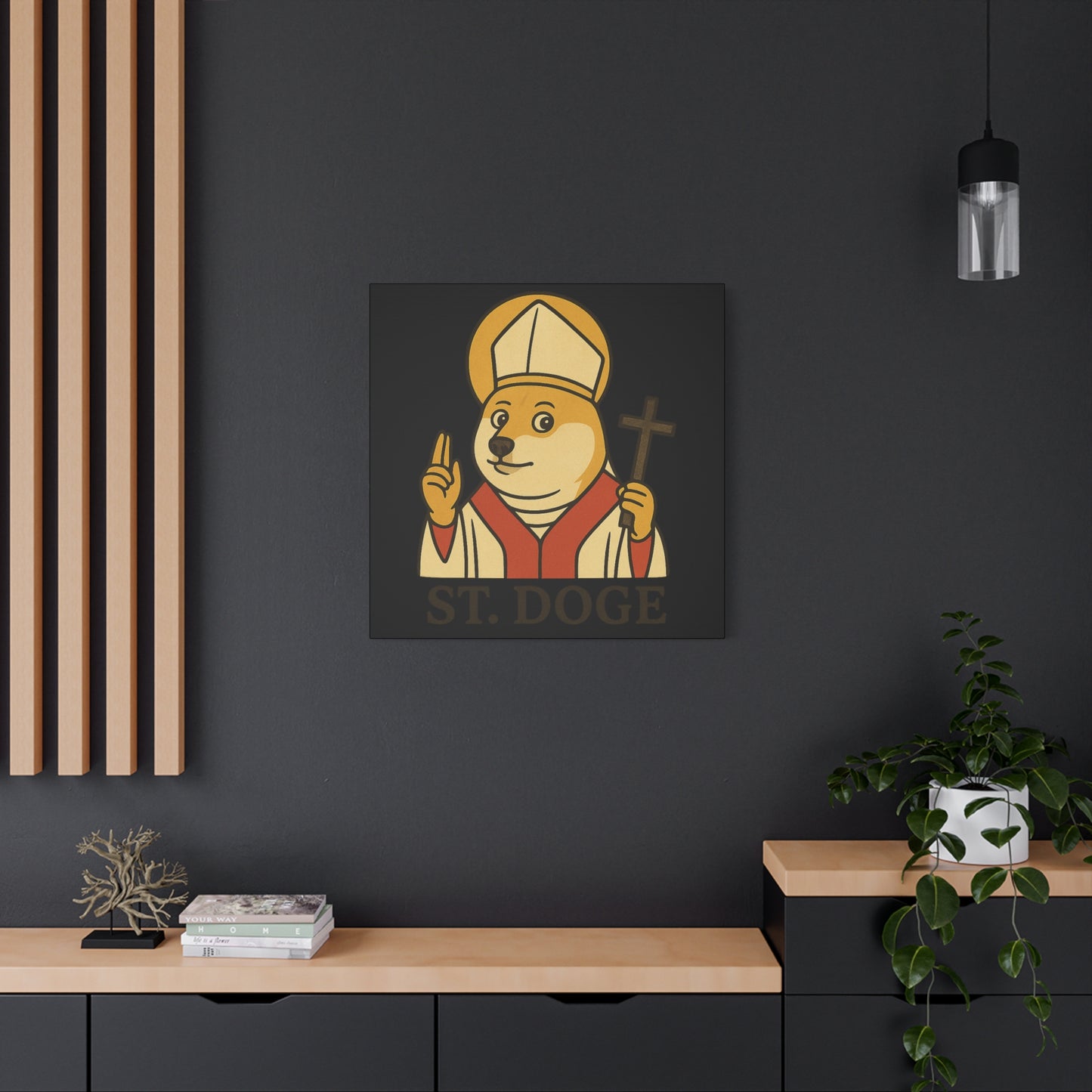 St Doge "Holy" Canvas