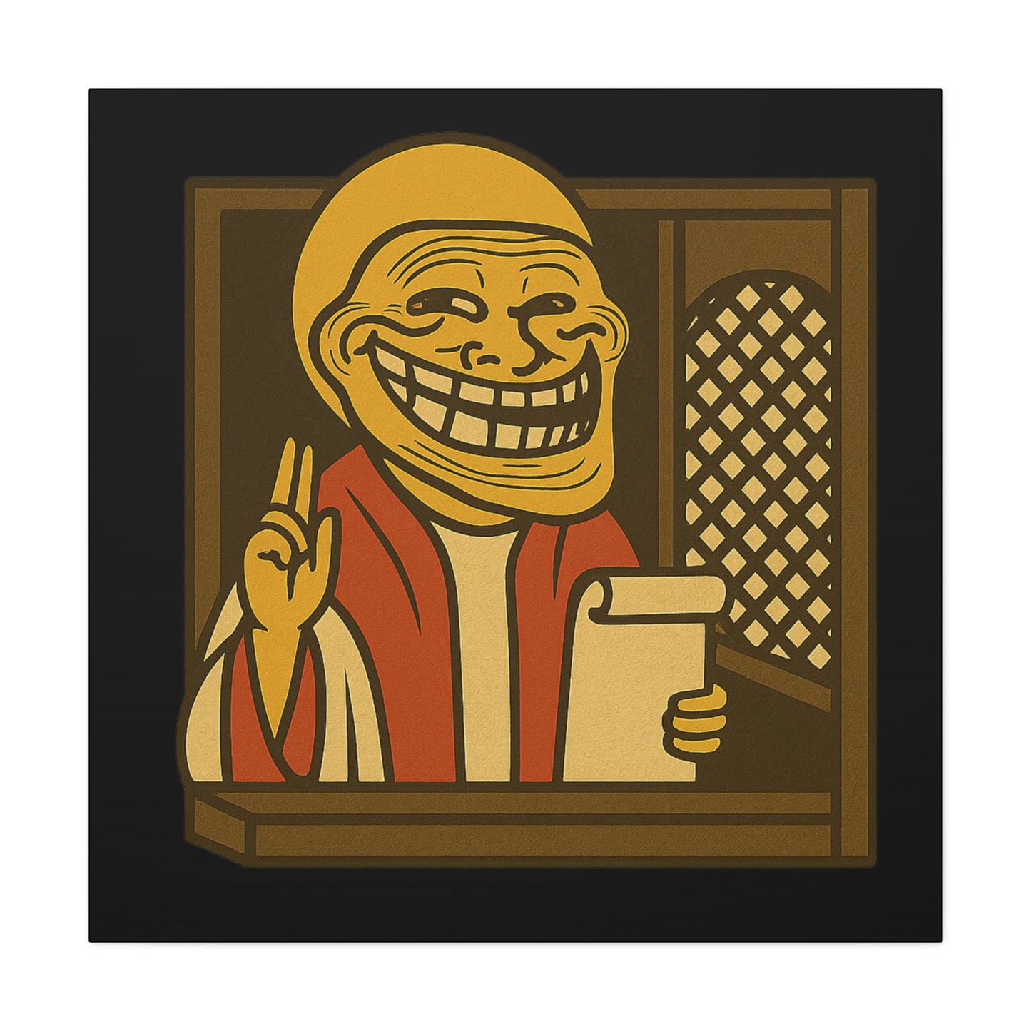 St Troll "Confessions" Canvas Art