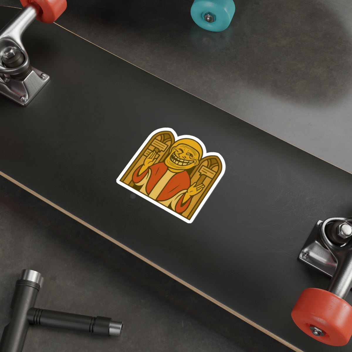 St Troll "Holy Comments" Die-Cut Sticker