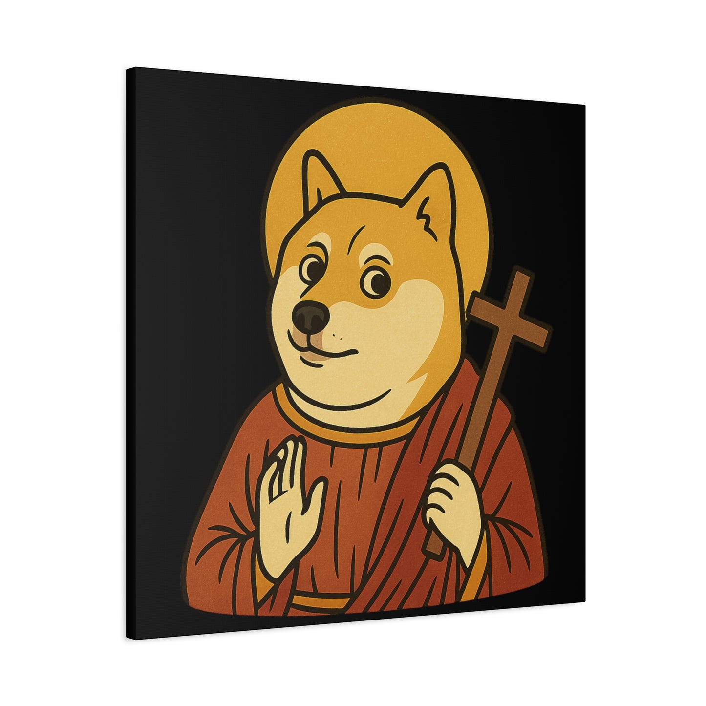 St Doge "Saint" Canvas