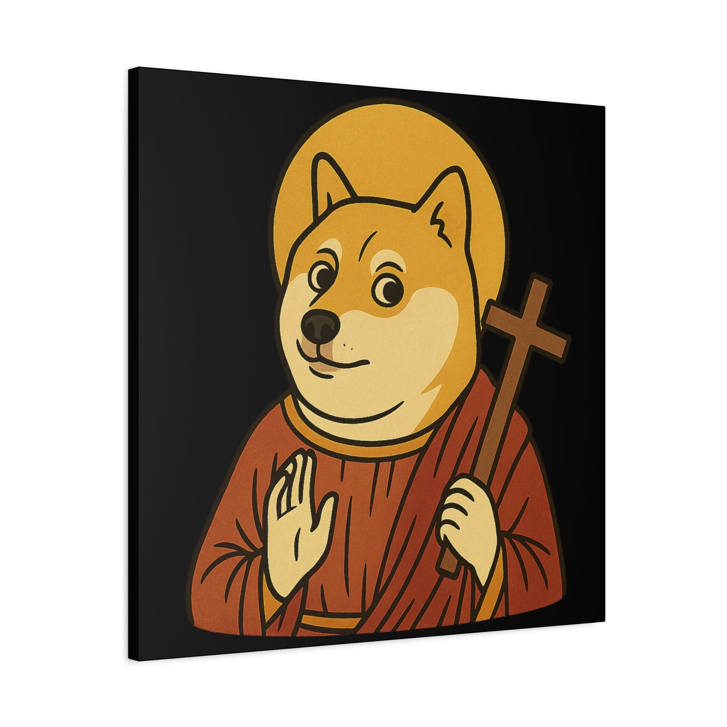St Doge "Saint" Canvas