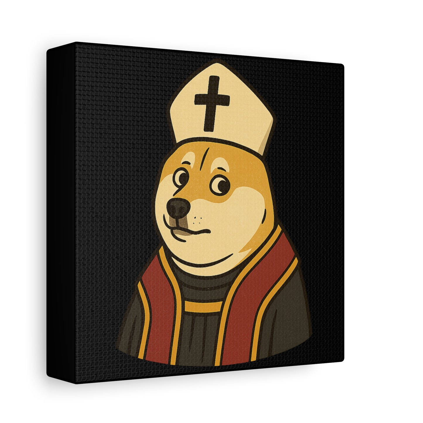 St Doge "Pope" Canvas Print