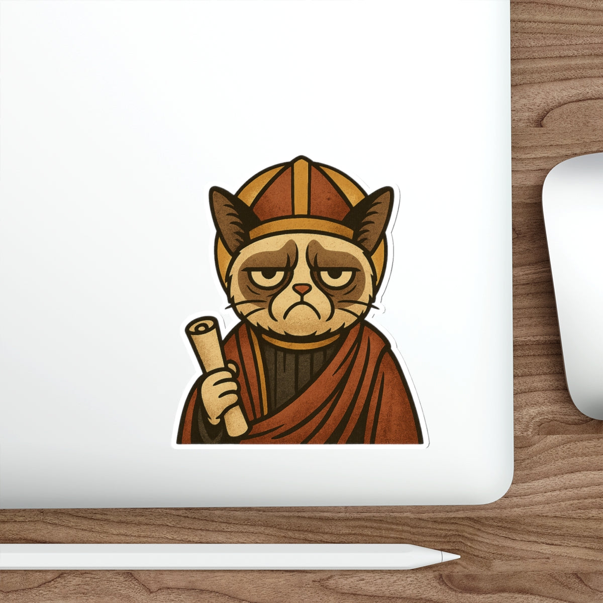 St Grumpy Cat "Holy Receipts" Die-Cut Stickers