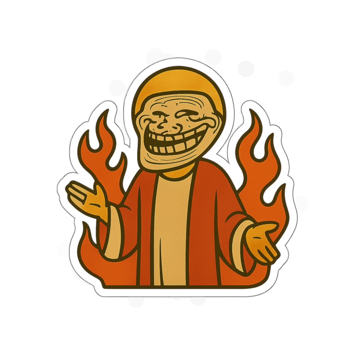 St Troll "Rage" Die-Cut Stickers