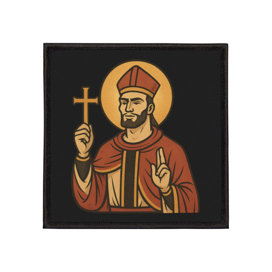 St Gigachad "Holy Habits" Iron On Patch