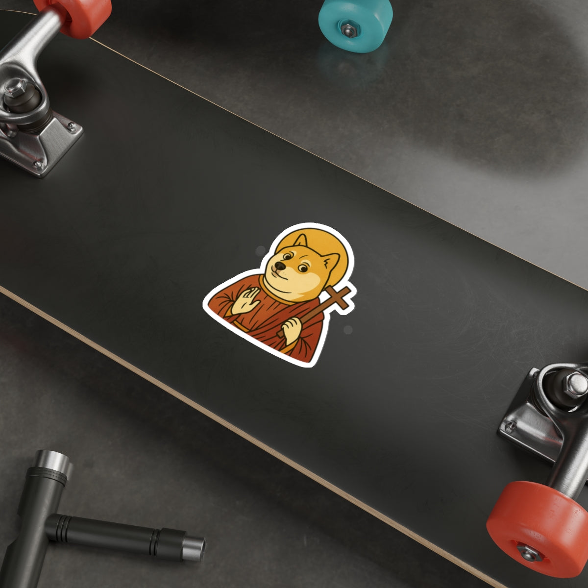 St Doge "Saint" Die-Cut Stickers