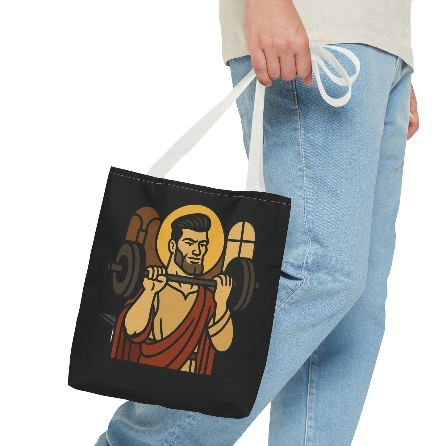 St Gigachad "The Strong" Tote Bag