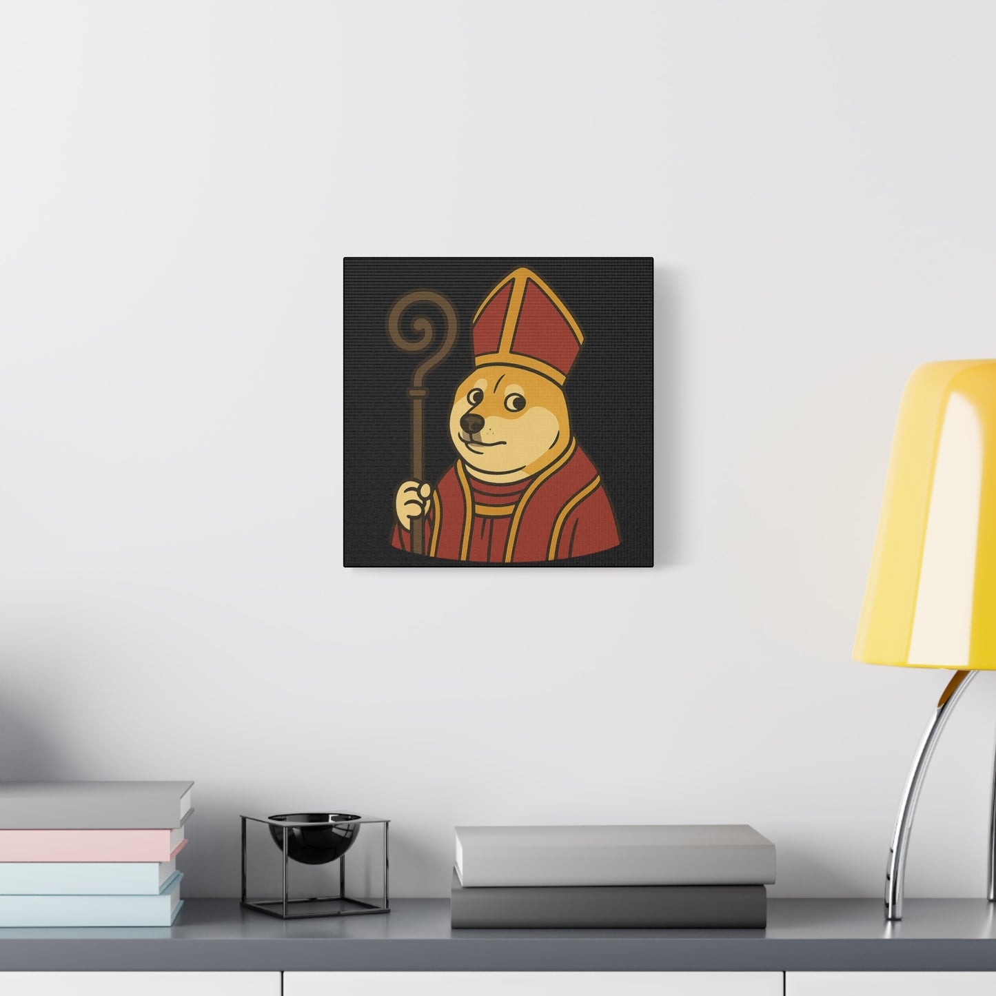 St Doge "Cardinal" Canvas